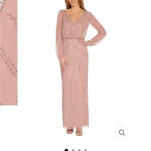 Adrianna Papell beaded gown